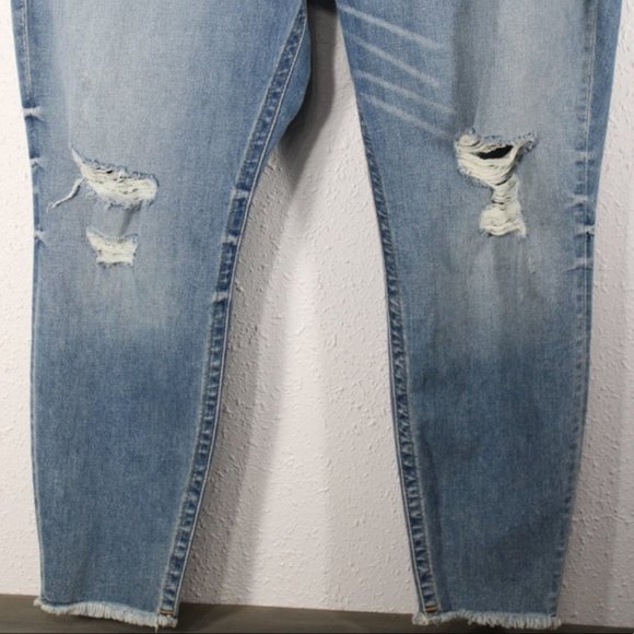 True Religion Jennie Curvy Ankle Raw Hem Jeans 40 - Picture 6 of 14